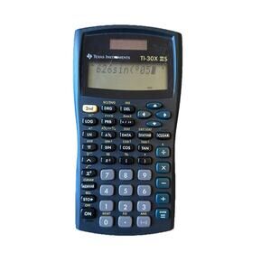Texas Instruments TI-30X IIS Scientific Calculator Solar Powered w/ Cover